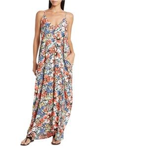 Lovestitch Printed Gauze Maxi Dress